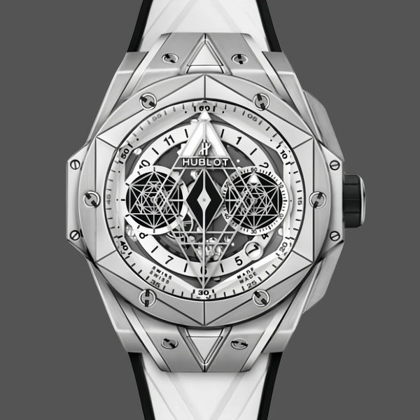 Mens Hublot Big Bang Titanium 42MM 418.NX.2001.RX.1604.MXM20 Transparent Dial Replica Watch Image