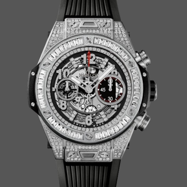 Mens Hublot Big Bang Unico 45mm 411.NX.1170.RX.0904 Skeleton Replica Watch Image