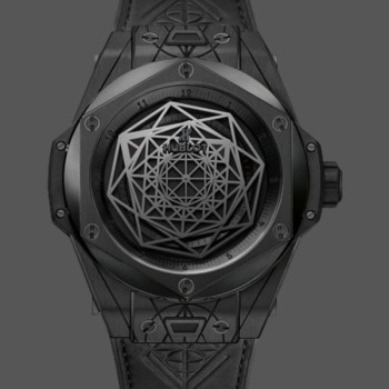 Super Clone Men's Hublot Big Bang 45mm Men's  415.CX.1114.VR.MXM17 Black