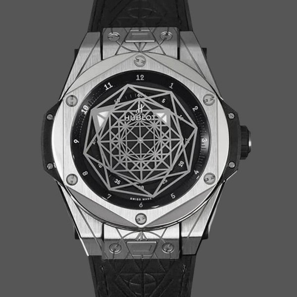 Mens Hublot Big Bang 44mm  415.NX.1112.VR.MXM16 Black Replica Watch Image