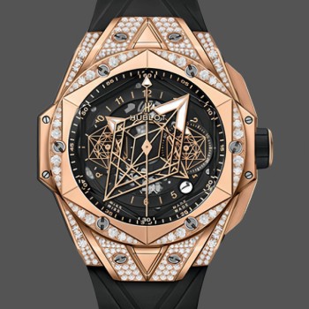 Super Clone Men's Hublot Big Bang-418.OX.1108.RX.1604.MXM20, 45mm, Men’s Black Transparent