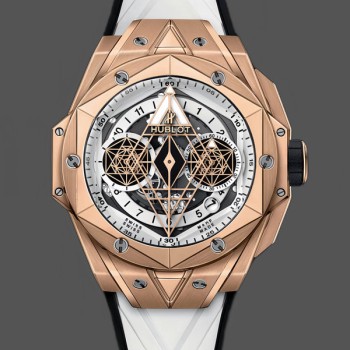 Super Clone Men's Hublot Big Bang Titanium 42MM Men's  418.OX.2001.RX.MXM20 Transparent Dial
