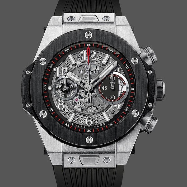 Mens Hublot Big Bang Unico 45mm 411.NM.1170.RX Transparent Replica Watch Image