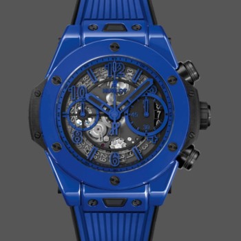 Super Clone Men's Hublot Big Bang Unico Blue Magic 42mm 441.ES.5119.RX Skeleton