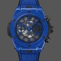 Super Clone Men's Hublot Big Bang Unico Blue Magic 42mm 441.ES.5119.RX Skeleton