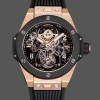 Mens Hublot Big Bang Unico Chronograph 45MM HUB6035 Movement Skeleton Replica Image