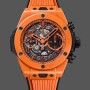 Super Clone Men's Hublot Big Bang Unico Orange Ceramic 42MM 441.CU.5910.RX Skeleton