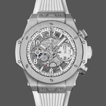 Super Clone Men's Hublot Big Bang Unico-441.NE.2011.RW, Titanium, 42mm Transparent