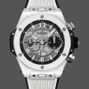 Mens Hublot Big Bang Unico White Ceramic 411.HX.1171.RX Transparent Replica Watch Image