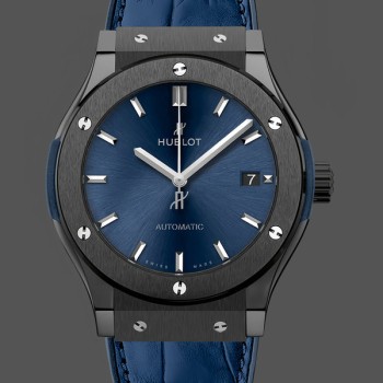 Super Clone Men's Hublot Classic Fusion Automatic Stainless Steel 511.CM.7170.LR Blue
