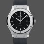 Super Clone Men's Hublot Classic Fusion Automatic with Rubber Strap 542.NX.1171.RX Black Dial