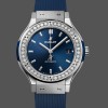 Super Clone Women's Hublot Classic Fusion Titanium with Blue Diamonds 565.NX.7170.RX.1204 Blue Dial