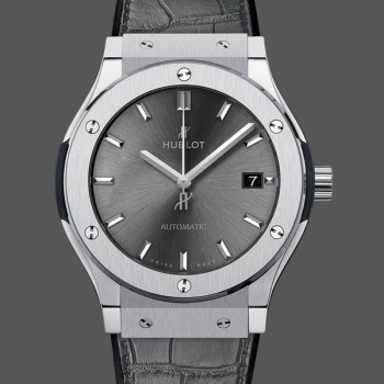 Super Clone Men's Hublot Classic Fusion 45MM Grey Dial Men's  511.NX.7071.LR Grey