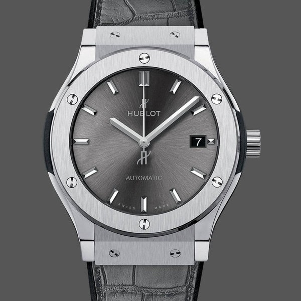 Mens Hublot Classic Fusion 45MM Grey Dial Mens  511.NX.7071.LR Grey Replica Image
