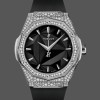 Unisexs Hublot Classic Fusion 40mm Titanium & Black Ceramic - 550.NS.1800.RX.1604.ORL19 Black Replica Watch Image