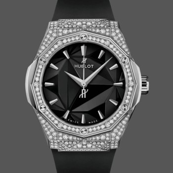 Super Clone Unisex's Hublot Classic Fusion 40mm Titanium & Black Ceramic - 550.NS.1800.RX.1604.ORL19 Black