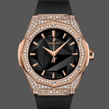 Super Clone Unisex's Hublot Classic Fusion 40mm Ceramic & Steel - 550.OS.1800.RX.1604.ORL19 Black