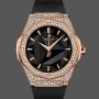 Super Clone Unisex's Hublot Classic Fusion 40mm Ceramic & Steel - 550.OS.1800.RX.1604.ORL19 Black