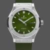 Super Clone Women's Hublot Classic Fusion-565.NX.1171.RX, 38mm, Lady’s Green & Blue