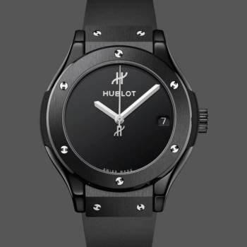 Super Clone Men's Hublot Classic Fusion-581.CX.1270.RX.MDM, 45mm, Men’s Black