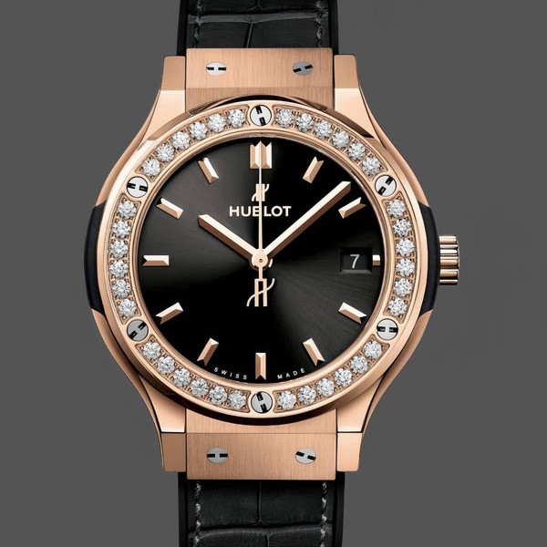 Womens Hublot Classic Fusion 33MM Ladies  581.OX.1480.RX.1704 Black Replica Image