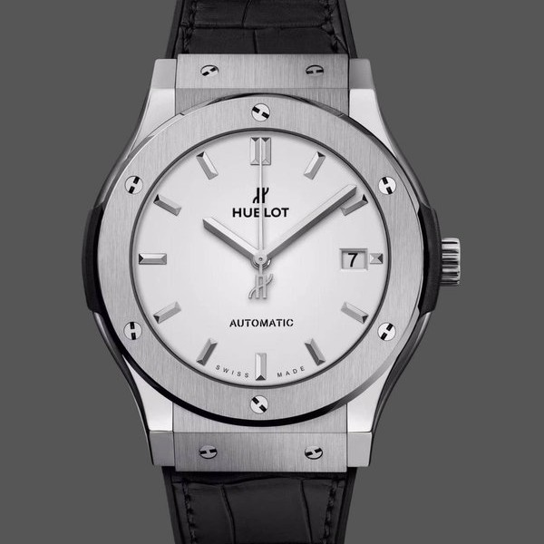 Mens Hublot Classic Fusion Automatic-511.NX.2611.LR, 45mm White Replica Watch Image