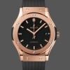 Mens Hublot Classic Fusion King Gold 42mm Automatic  - 542.OX.1181.RX Black Replica Watch Image
