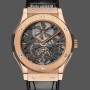 Super Clone Men's Hublot Classic Fusion Skeleton Tourbillon 505.OX.0180.LR 45mm Skeleton Dial