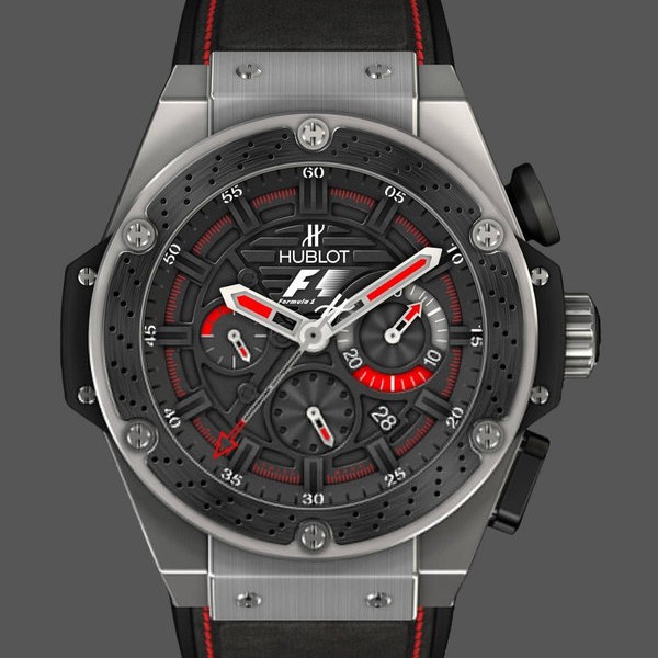 Mens Hublot F1 King Power 703.ZM.1123.NR.FMO10 48mm Black Replica Watch Image