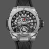 Super Clone Men's Hublot MP-13 Tourbillon-Bi-Axis Retrograde, 913.NX.1170.RX, 44mm Black