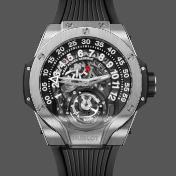 Super Clone Men's Hublot MP-13 Tourbillon-Bi-Axis Retrograde, 913.NX.1170.RX, 44mm Black