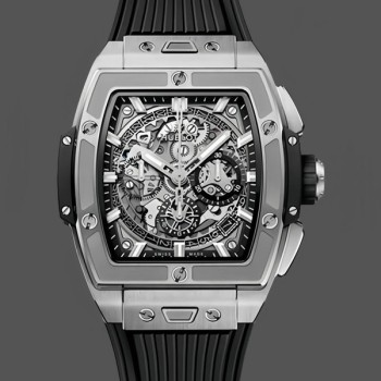 Super Clone Men's Hublot Spirit of Big Bang Titanium 42MM  642.NX.0170.RX Skeleton Dial