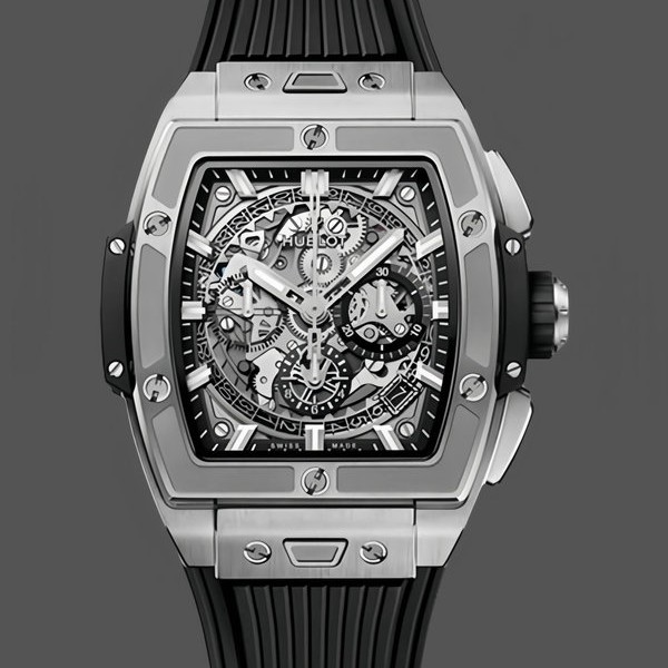 Mens Hublot Spirit of Big Bang Titanium 42MM  642.NX.0170.RX Skeleton Dial Replica Watch Image