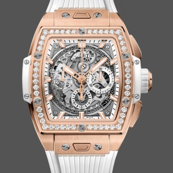 Super Clone Men's Hublot Spirit of Big Bang Chronograph 42MM  642.OE.2010.RW.1204 Skeleton