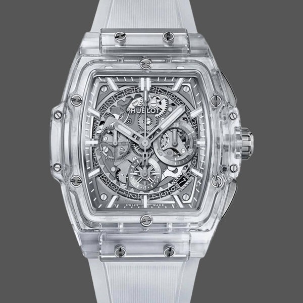 Mens Hublot Spirit of Big Bang Sapphire 641.JX.0120.RT 42mm Silver Replica Watch Image