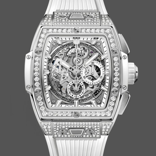 Mens Hublot Spirit of Big Bang Titanium 42MM 642.NE.2010.RW.1604 Skeleton Replica Watch Image