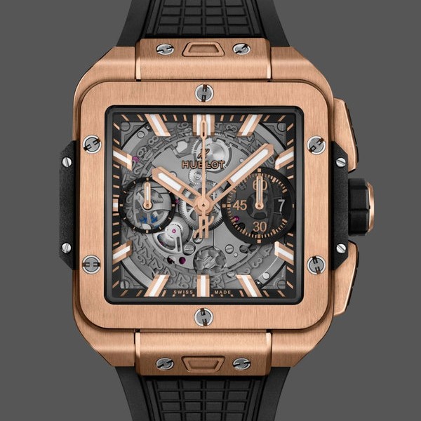 Mens Hublot Square Bang-821.OM.0180.RX, 44mm Transparent Replica Watch Image