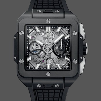 Super Clone Men's Hublot Square Bang Unico All Black 821.CI.0170.RX 42mm Black