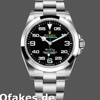 Super Clone Men's Rolex Air King 40mm Men's-126900 0001-Oyster Stainless Steel Blue