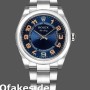 Super Clone Unisex's Rolex Oyster Perpetual Air‑King-114200, 34mm, Concentric Blue Dial, Unisex Concentric Blue