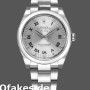 Super Clone Unisex's Rolex Oyster Perpetual Air-King 34mm Unisex-114200-Silver Dial Silver