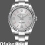 Super Clone Unisex's Rolex Oyster Perpetual Air-King 34mm Unisex-114234-Automatic-Silver Dial Silver