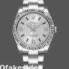 Super Clone Unisex's Rolex Oyster Perpetual Air-King 34mm Unisex-114234-Blue Hour Markers-Silver Dial Silver