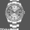 Super Clone Unisex's Rolex Oyster Perpetual Air-King 34mm Unisex-114234-Silver Dial Silver