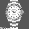 Super Clone Unisex's Rolex Oyster Perpetual Air-King 34mm Unisex-114234-White Diamond Dial White Diamond