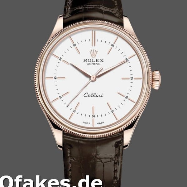 Super Clone Men's Rolex Cellini-50505 0020, 39mm, White