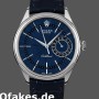 Super Clone Men's Rolex Cellini Date-50519, 39mm, Blue Dial, Blue Leather Strap, Men’s Blue