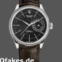 Super Clone Men's Rolex Cellini Date 39mm Men's-50519-Brown Leather-Black Dial Black<br />