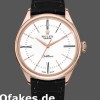 Super Clone Men's Rolex Cellini Time 39mm Men's-50505-Black Leather Strap-White Dial White
