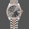 Super Clone Women's Rolex Datejust 31-278381RBR 0018, Dark Rhodium Dial, Women’s Rhodium
